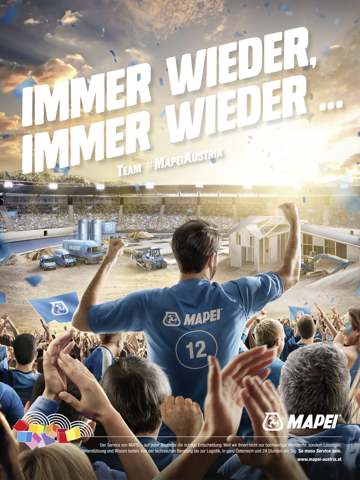 Mapei Austria – Kampagnensujet, Industriefotografie Roland Wimmer